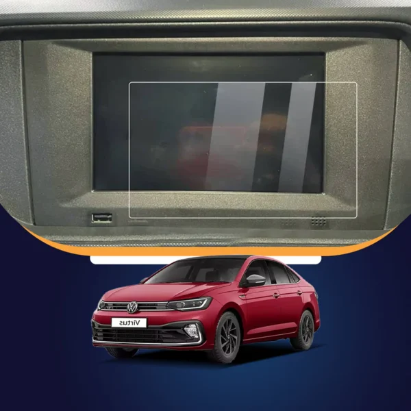 Volkswagen Virtus (Base Model) [2022-Running] 7 Inch Screen Guard