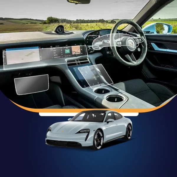 Porsche TAYCAN 2023 (dashboard, speedometer, infotainment, AC control panel) Screen Guard